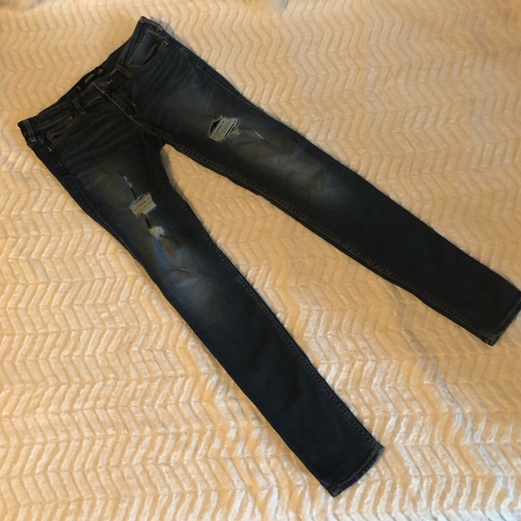 Hollister Denim - 🌹3 for $15 super skinny 3 w26 dark denim jeans